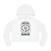 Scorpio Honor - Cropped Hooded Sweatshirt