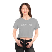 Gemini Minimal Grey - Crop Top