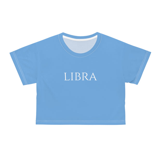 Libra Minimal Blue - Crop Top