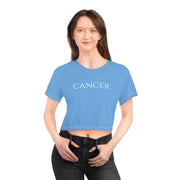 Cancer Minimal Blue - Crop Top