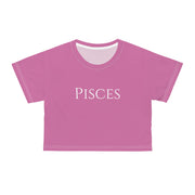 Pisces Minimal Pink - Crop Top