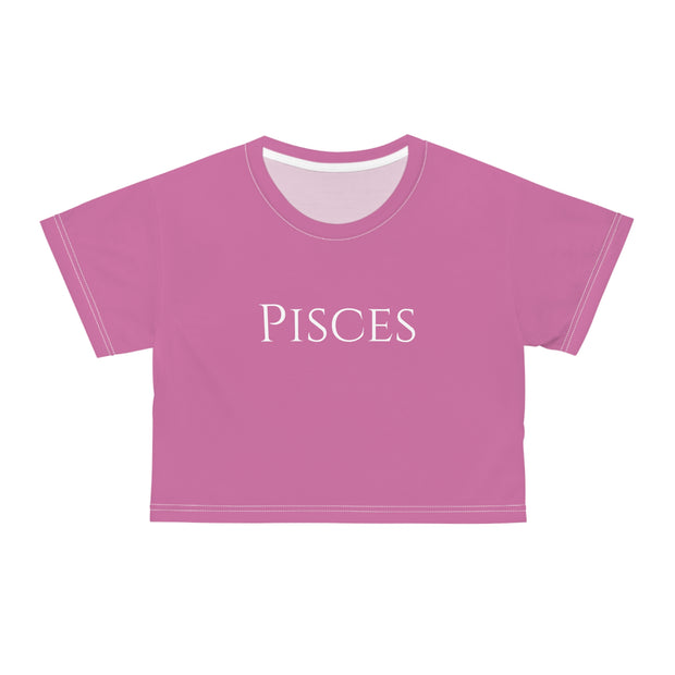 Pisces Minimal Pink - Crop Top