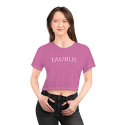 Taurus Minimal Pink - Crop Top