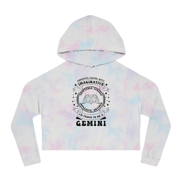 Gemini Honor - Cropped Hooded Sweatshirt