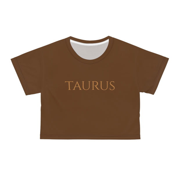 Taurus Minimal Neutral - Crop Top